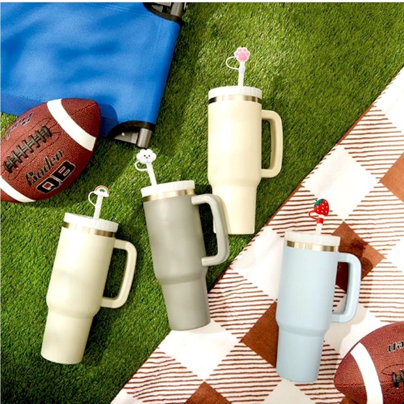 NWT Stanley Straw Covers 8 Piece Set - Picture 2 of 4